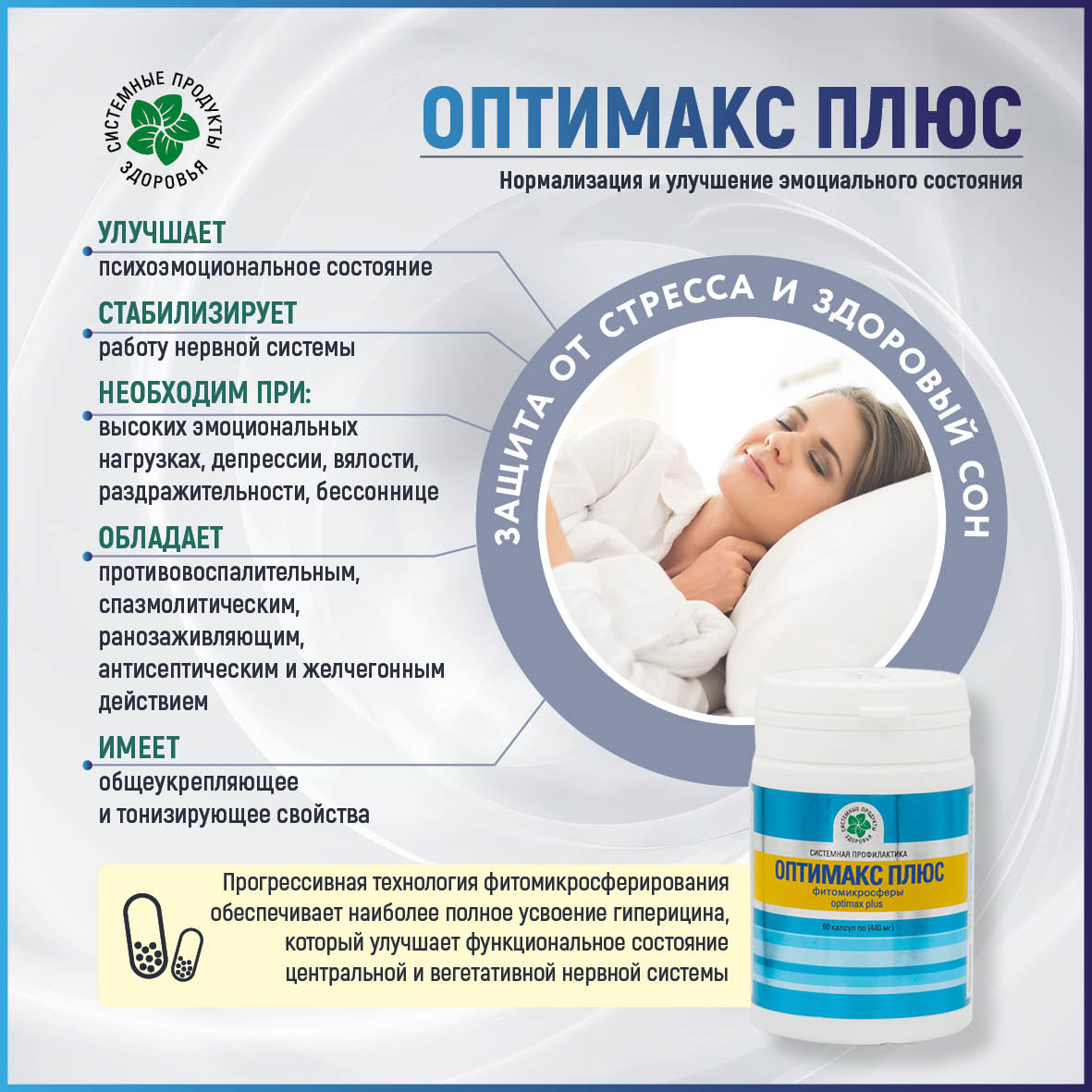 Оптимакс Плюс, 60 капс., Фитомикросферы