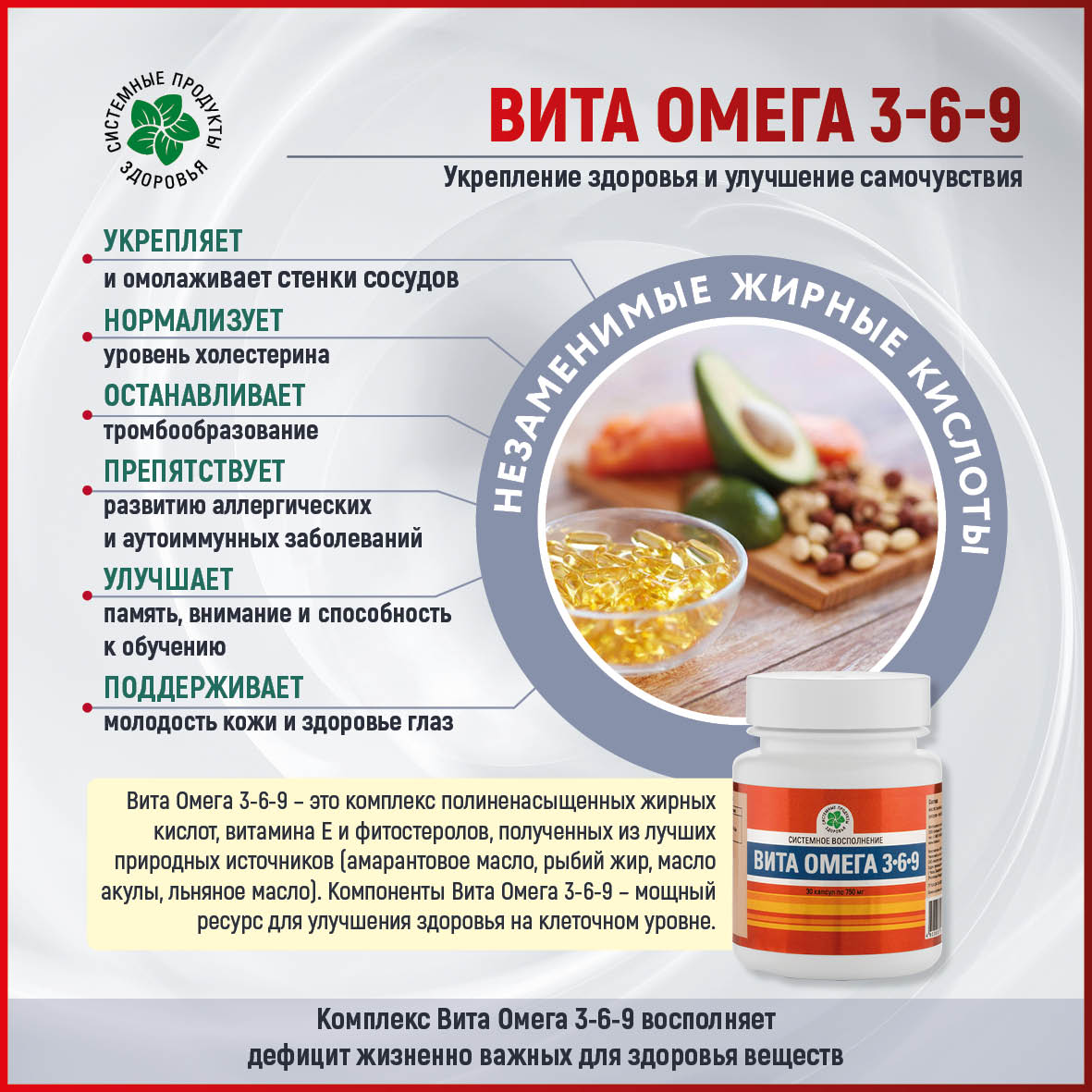 ВитаОмега 3-6-9, 30 капс.