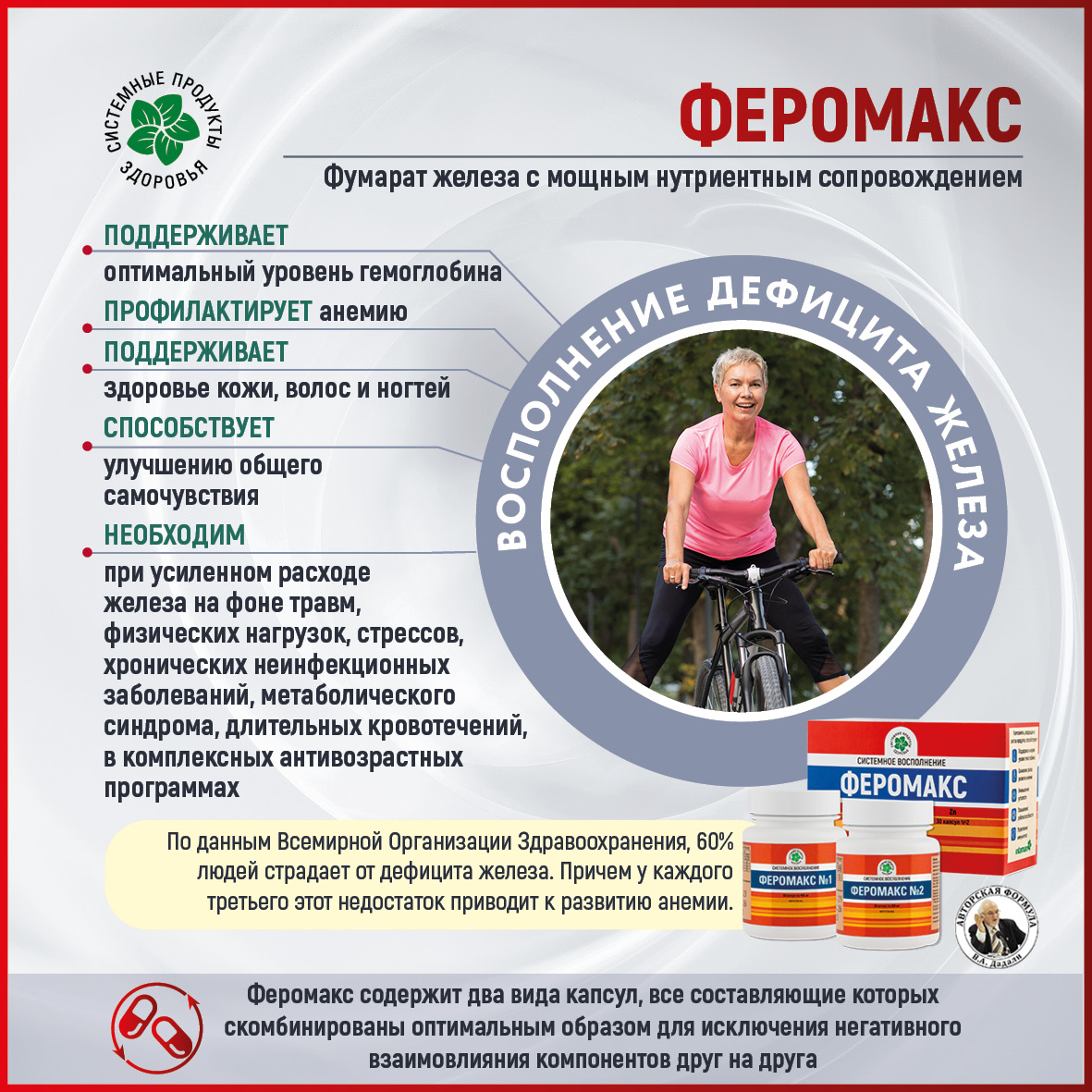 Феромакс, капсулы № 1 и № 2, 2 банки по 30 капс.   