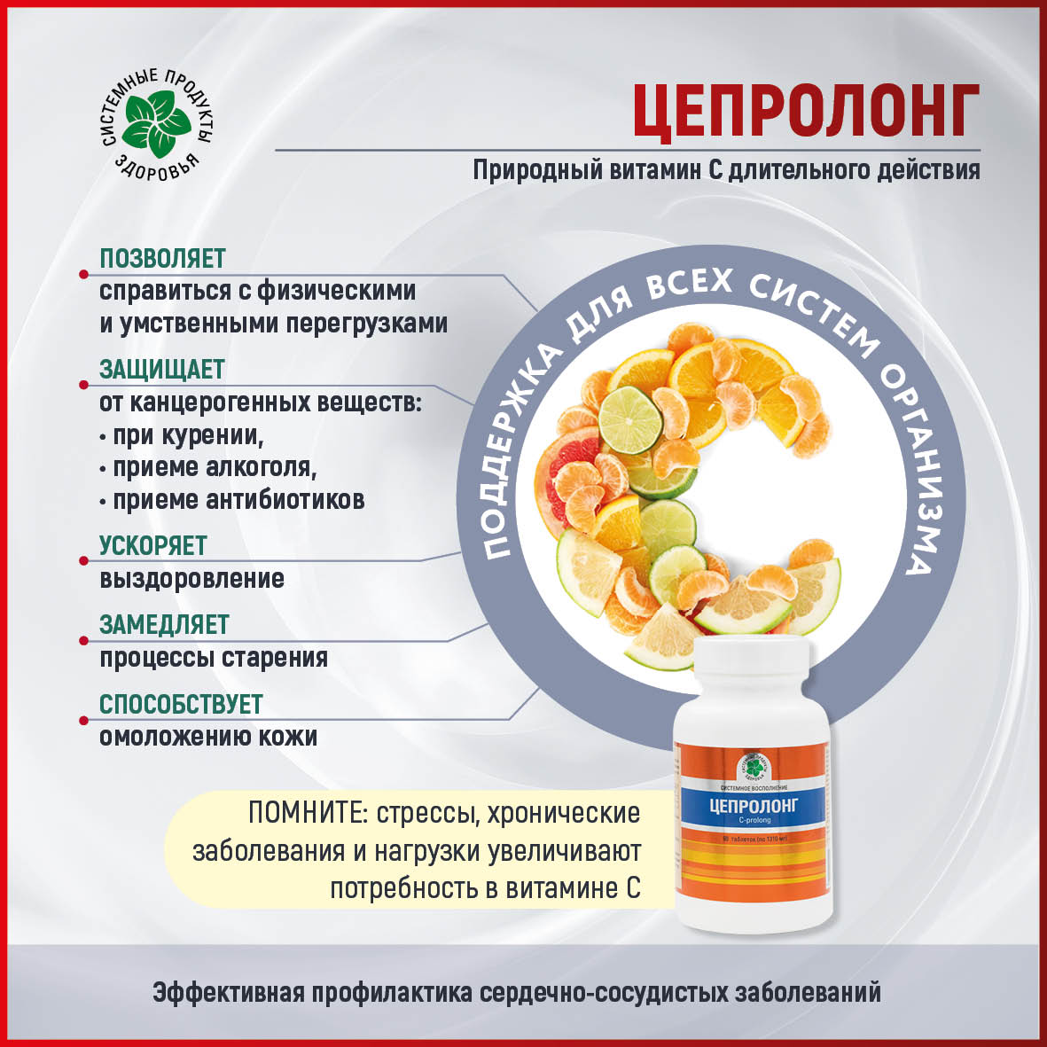 Цепролонг, 60 таб.